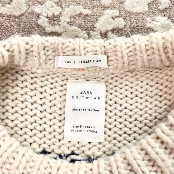 Zara Fancy Collection Wool Blend Tassel Sweater - Picture 6 of 11